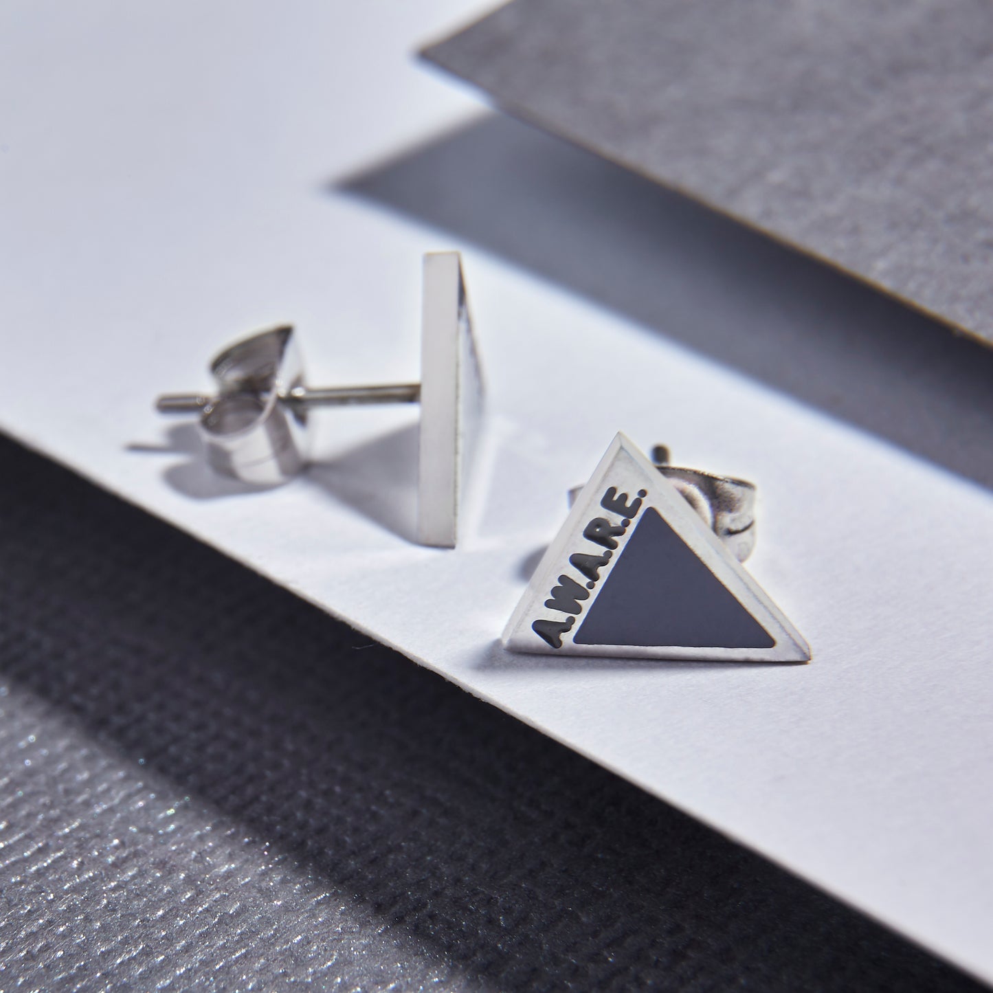 Grey Awareness Earrings
