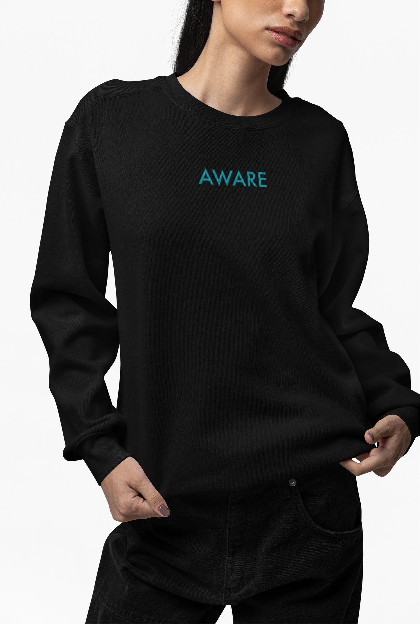 Teal Aware Sweater