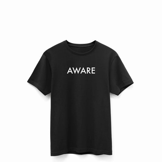Black Aware Mid-weight T-shirt