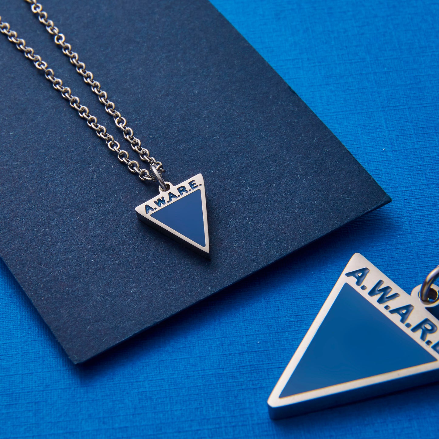 Blue Aware Dainty Necklace