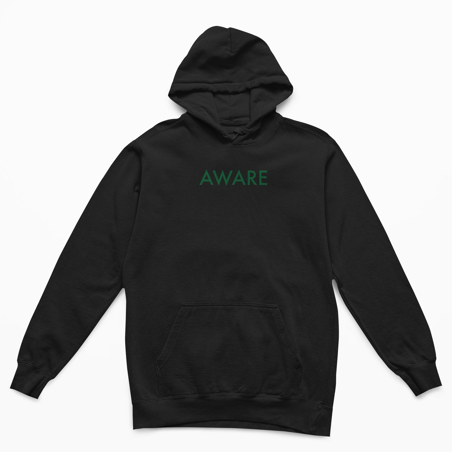 Green Logo Aware Hoodie