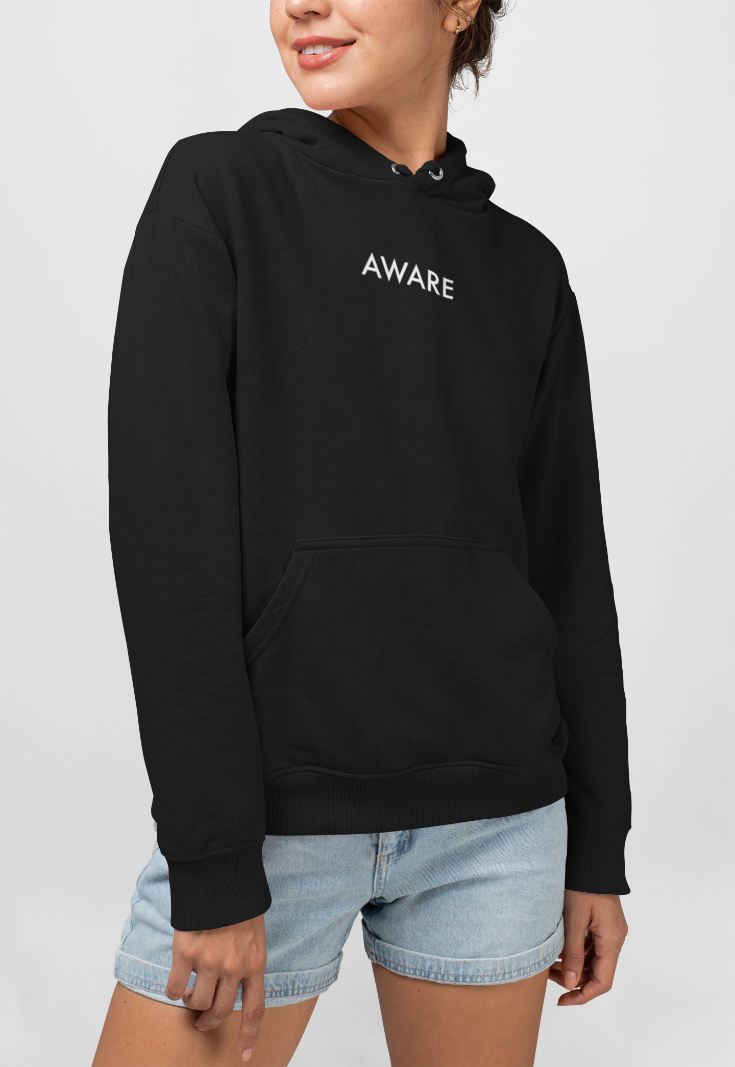 White Awareness Hoodie