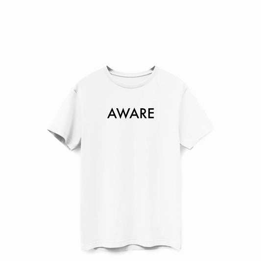 White Aware Mid-weight T-Shirt