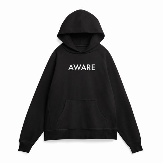 Black Aware Ultra Heavyweight Hoodie