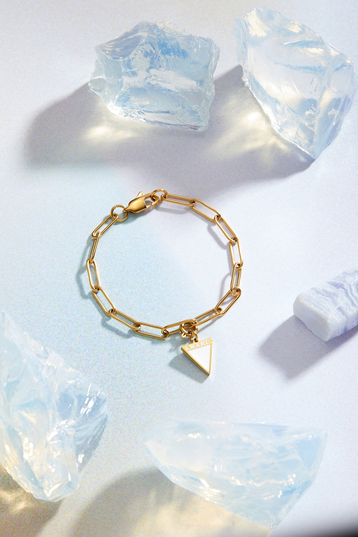 White Awareness Bracelet