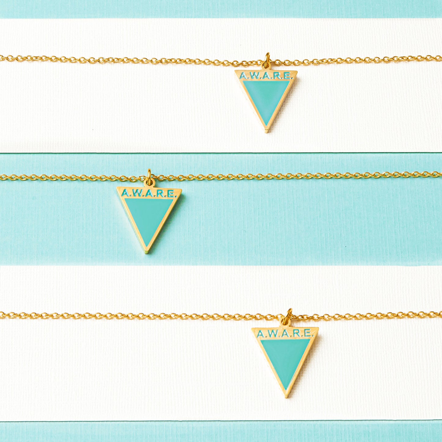 Teal AWARE Necklaces