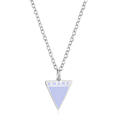 Mini Periwinkle Aware Necklace