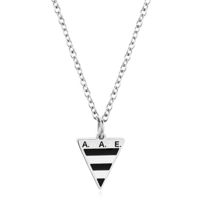 Mini Black and White Aware Necklace