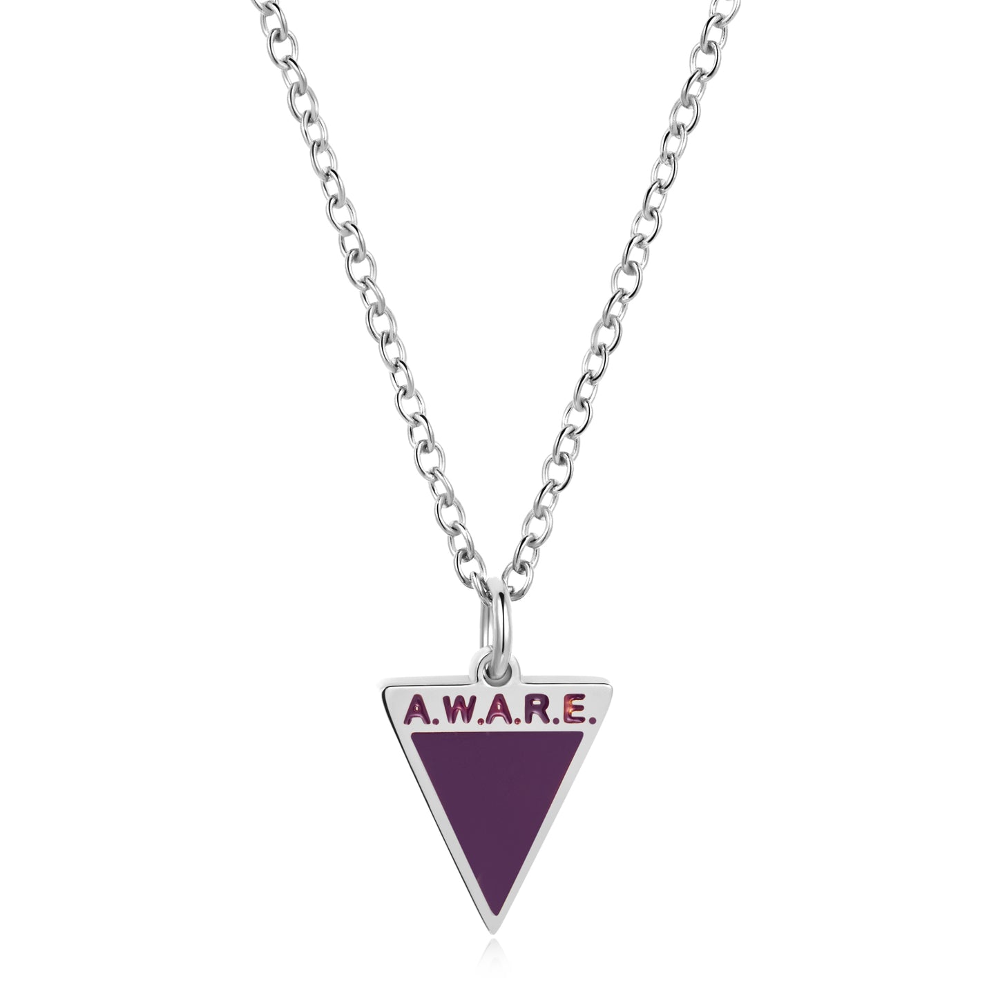 Mini Purple Aware Necklace