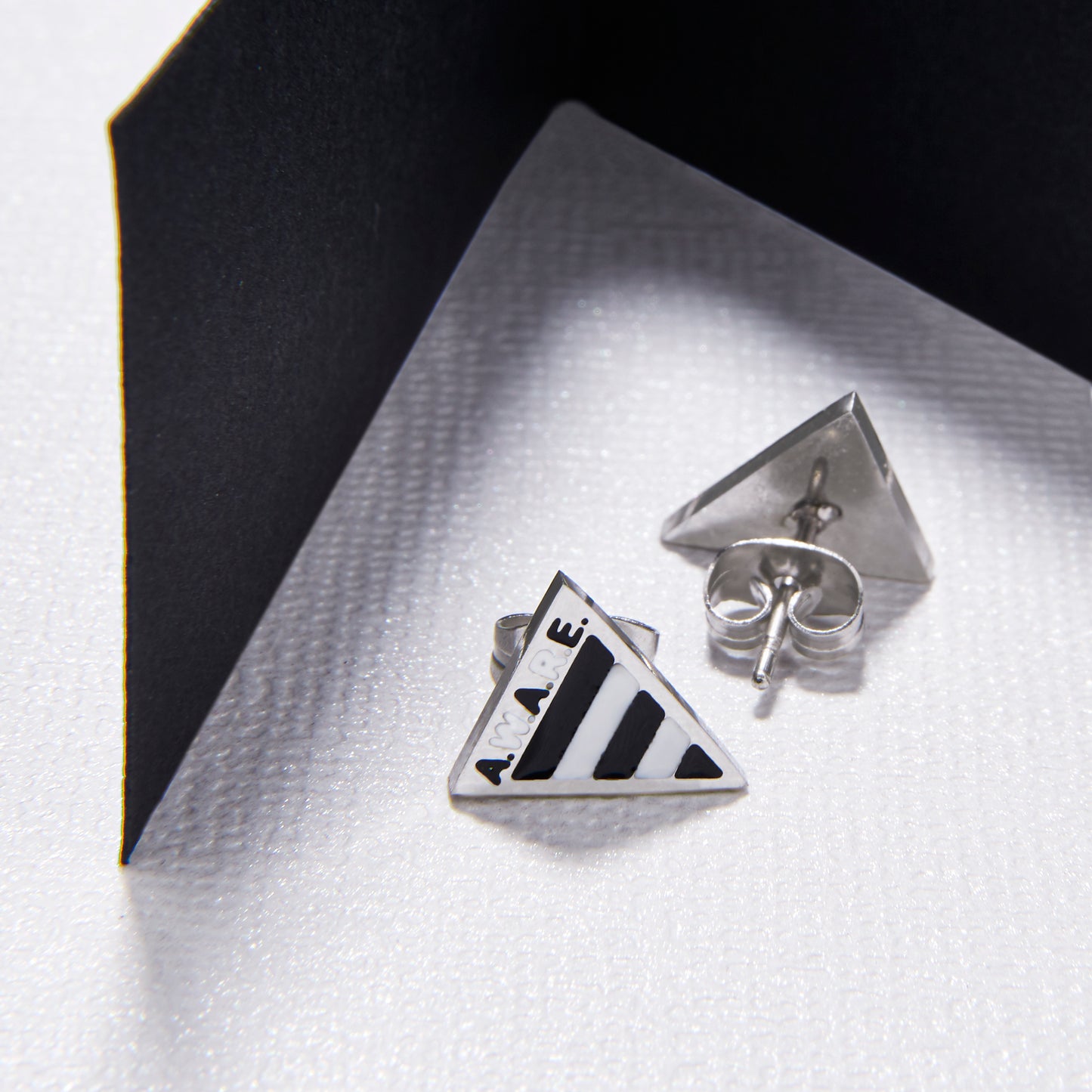 Black & White Awareness Earrings