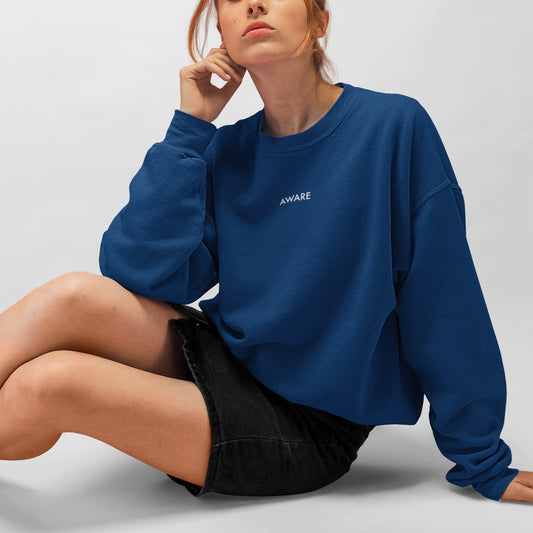 Blue AWARE Women's Sweater