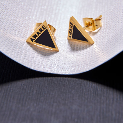 Aware Earrings (Gold)