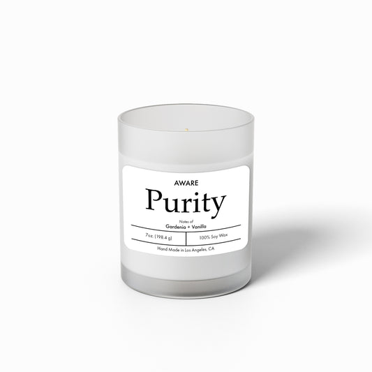 White AWARE Candle