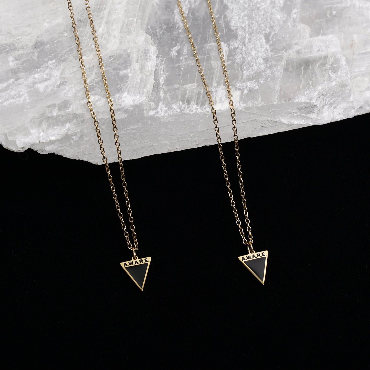 Black Awareness Dainty Necklace