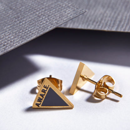 Grey Awareness Earrings