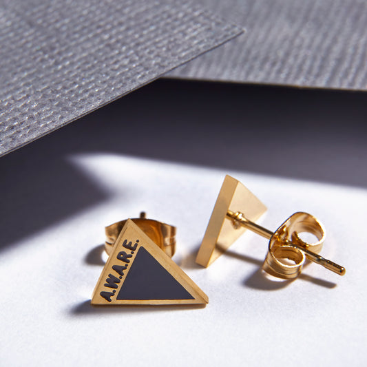 Grey Awareness Earrings