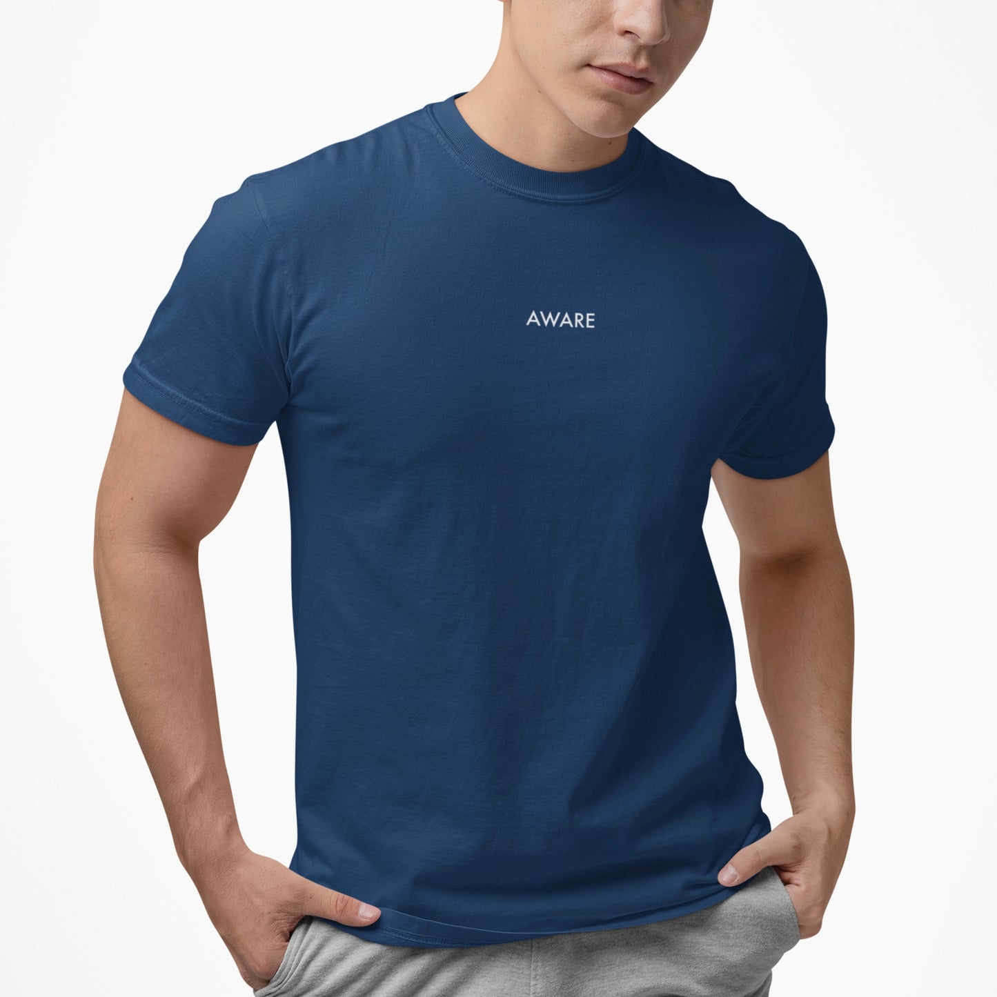 Blue AWARE Men's T-Shirt