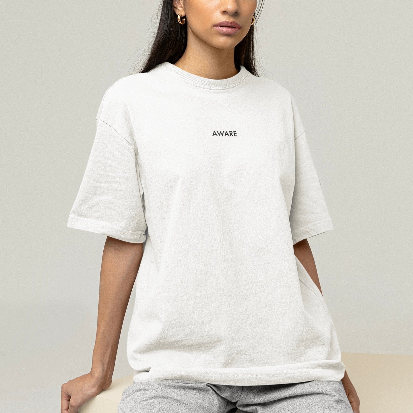 White AWARE Women's T-Shirt