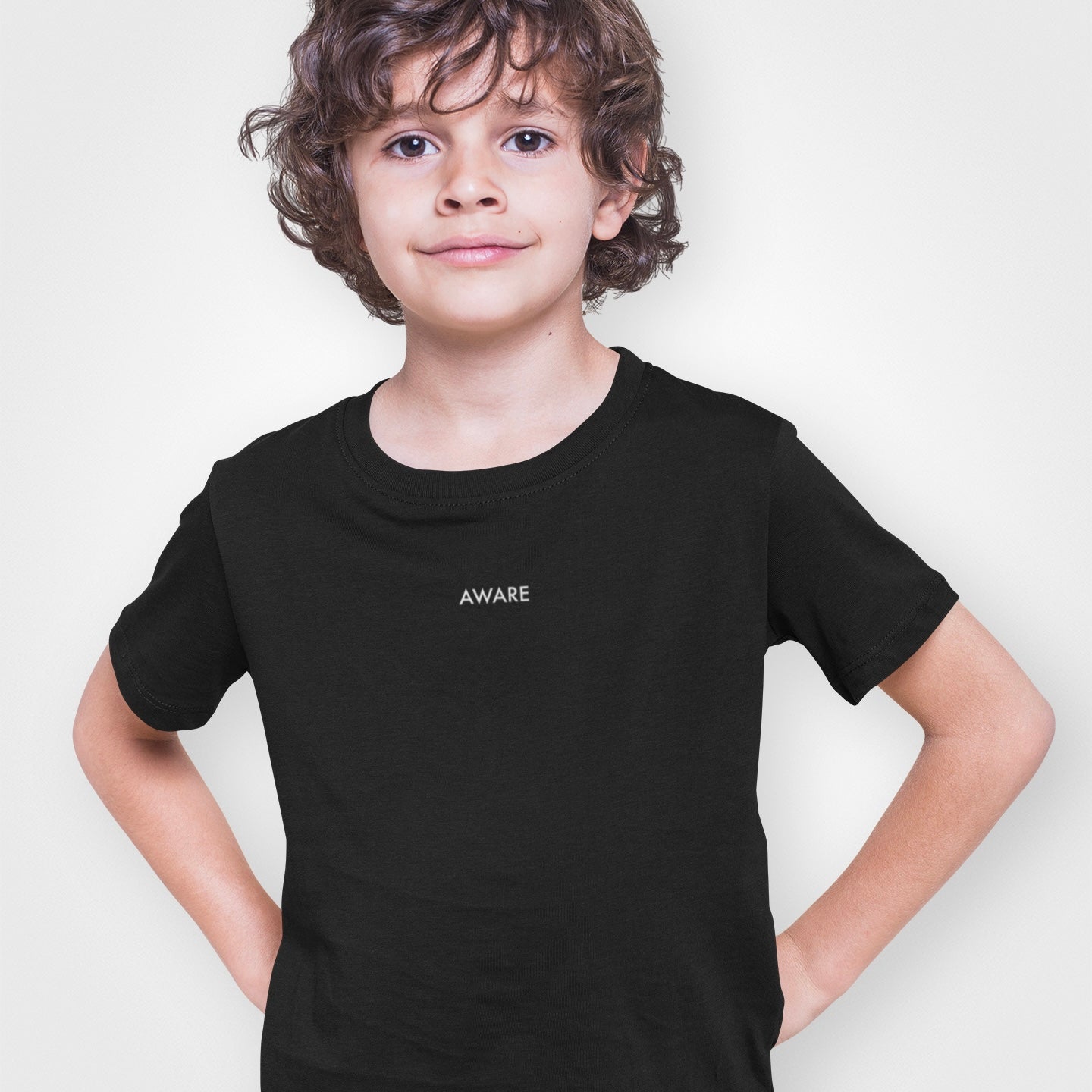 Black AWARE Kid's T-Shirt