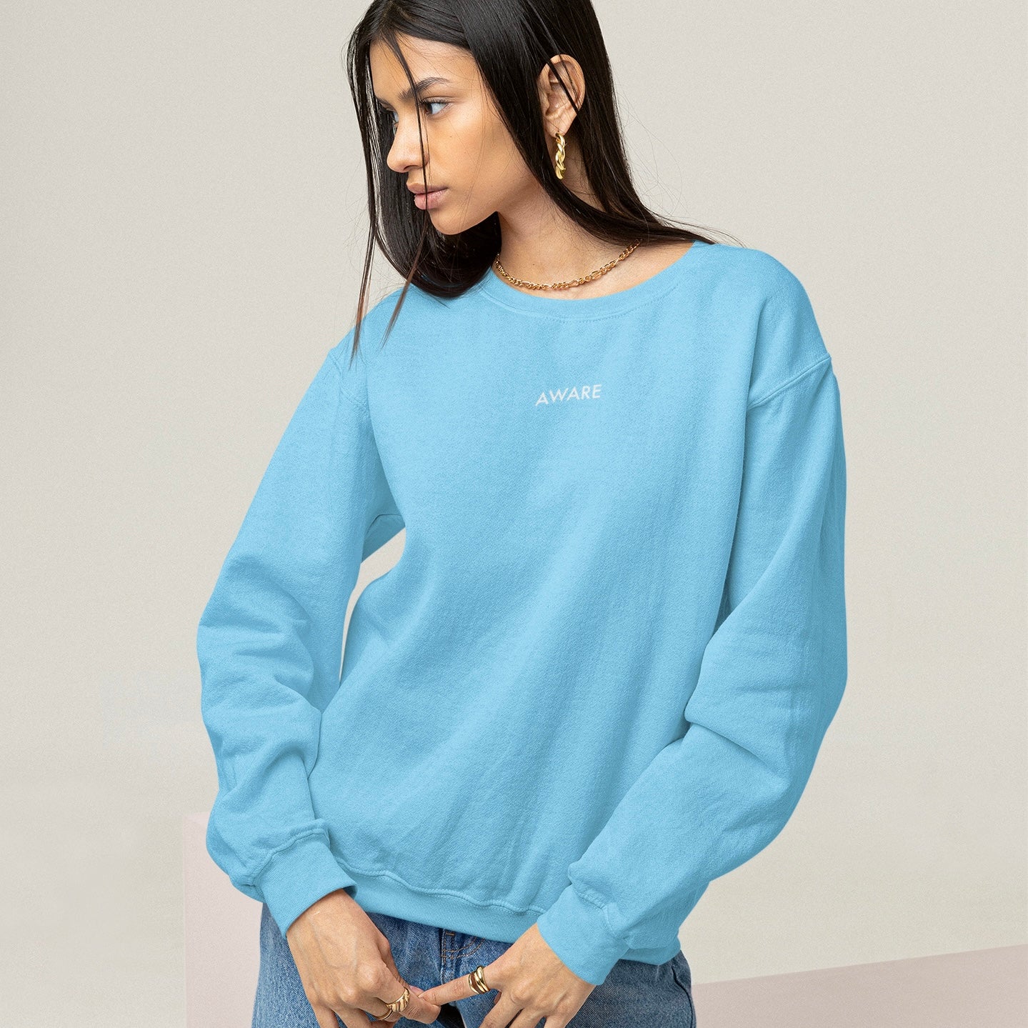 Teal AWARE Women's Sweater