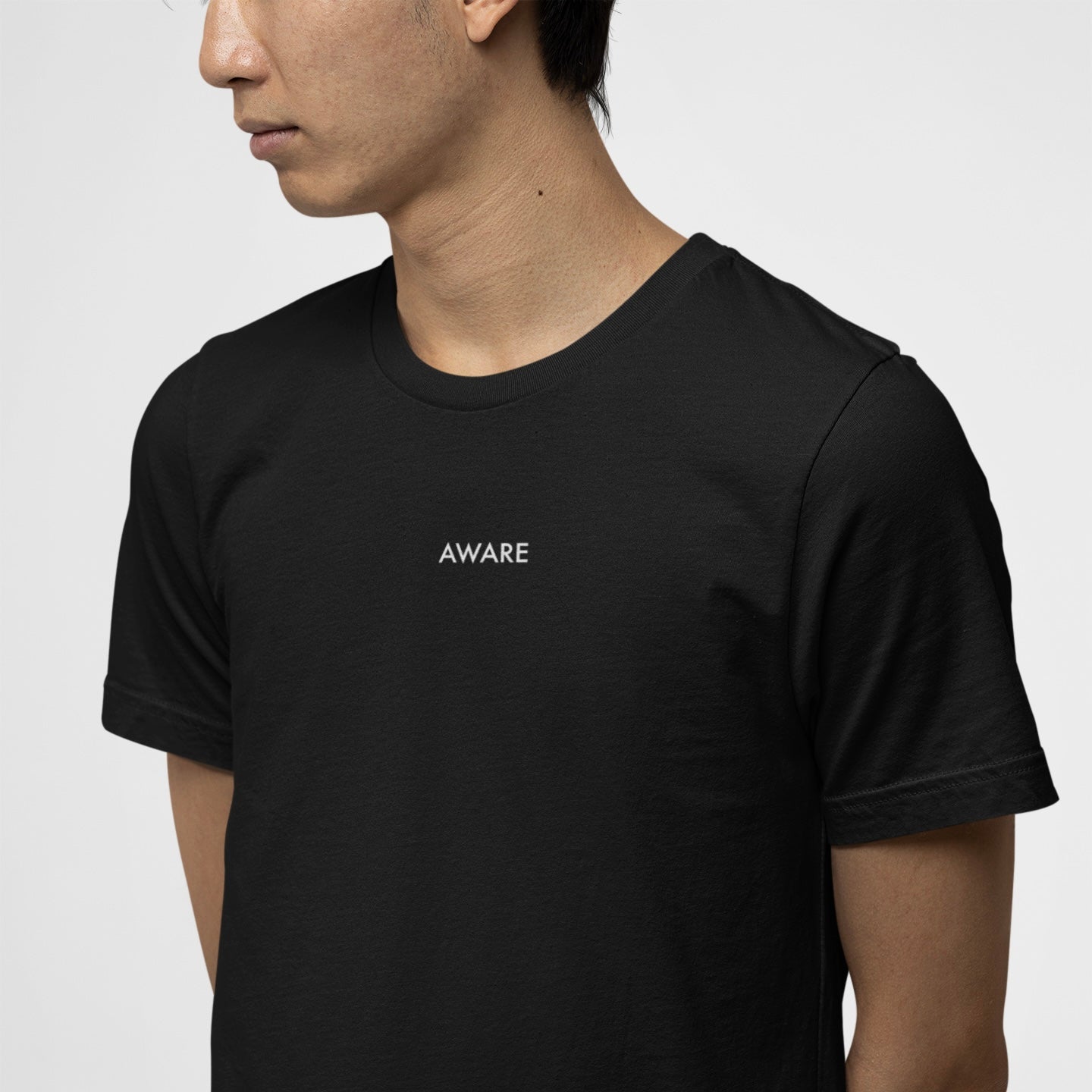 Black AWARE Men's T-Shirt