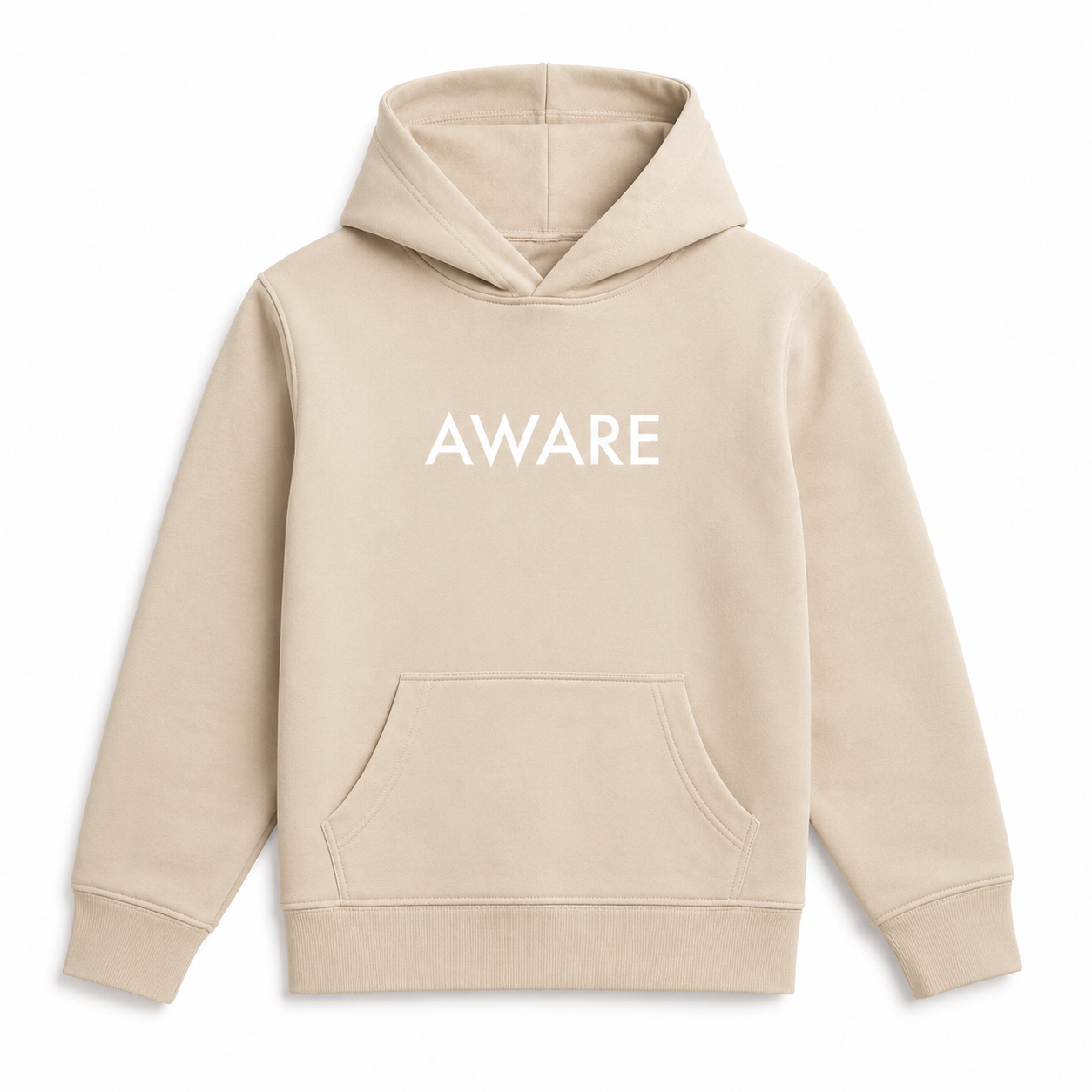 Beige Aware Hoodie