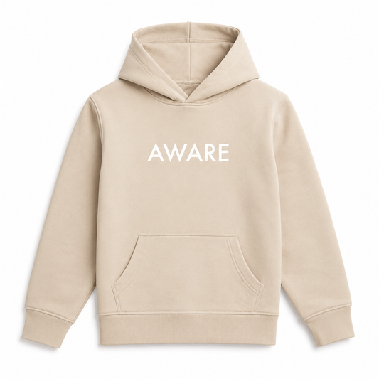 Beige Aware Hoodie