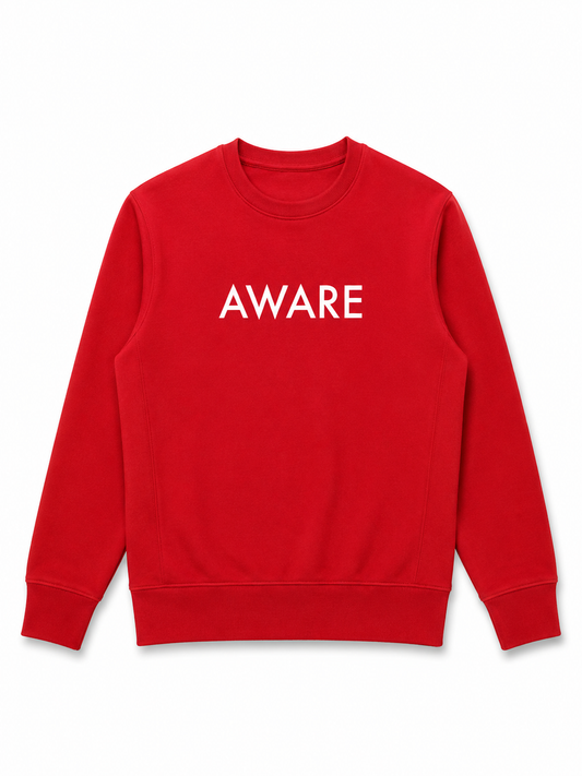 Red Aware Sweater