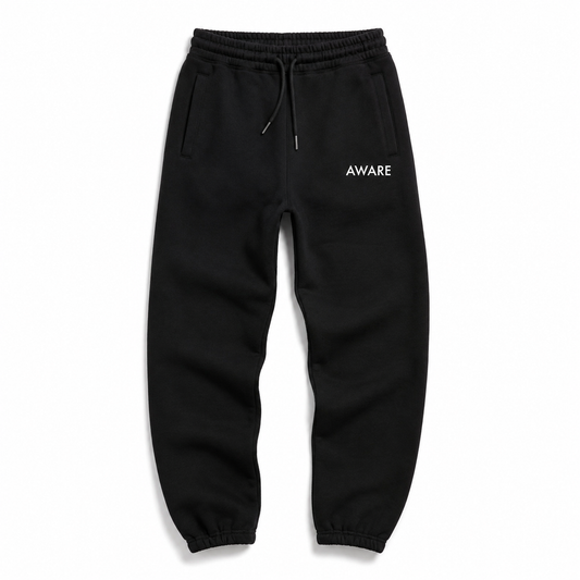 Black Aware Sweatpants