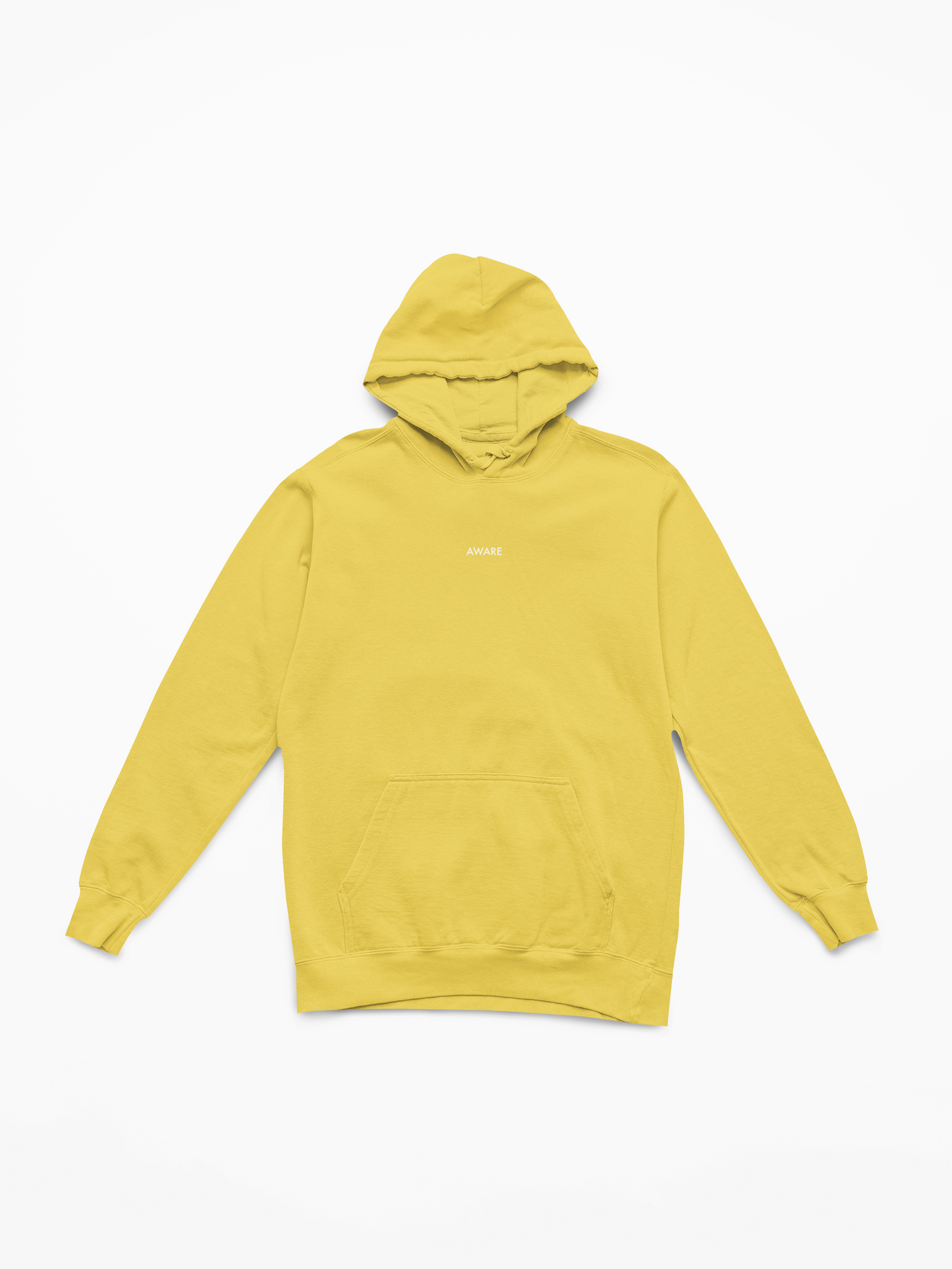 Yellow AWARE Men's Hoodie