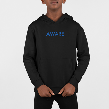 Blue Aware Kid's Hoodie