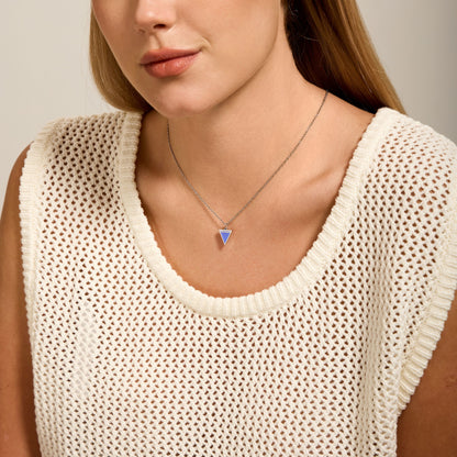 Mini Periwinkle Aware Necklace