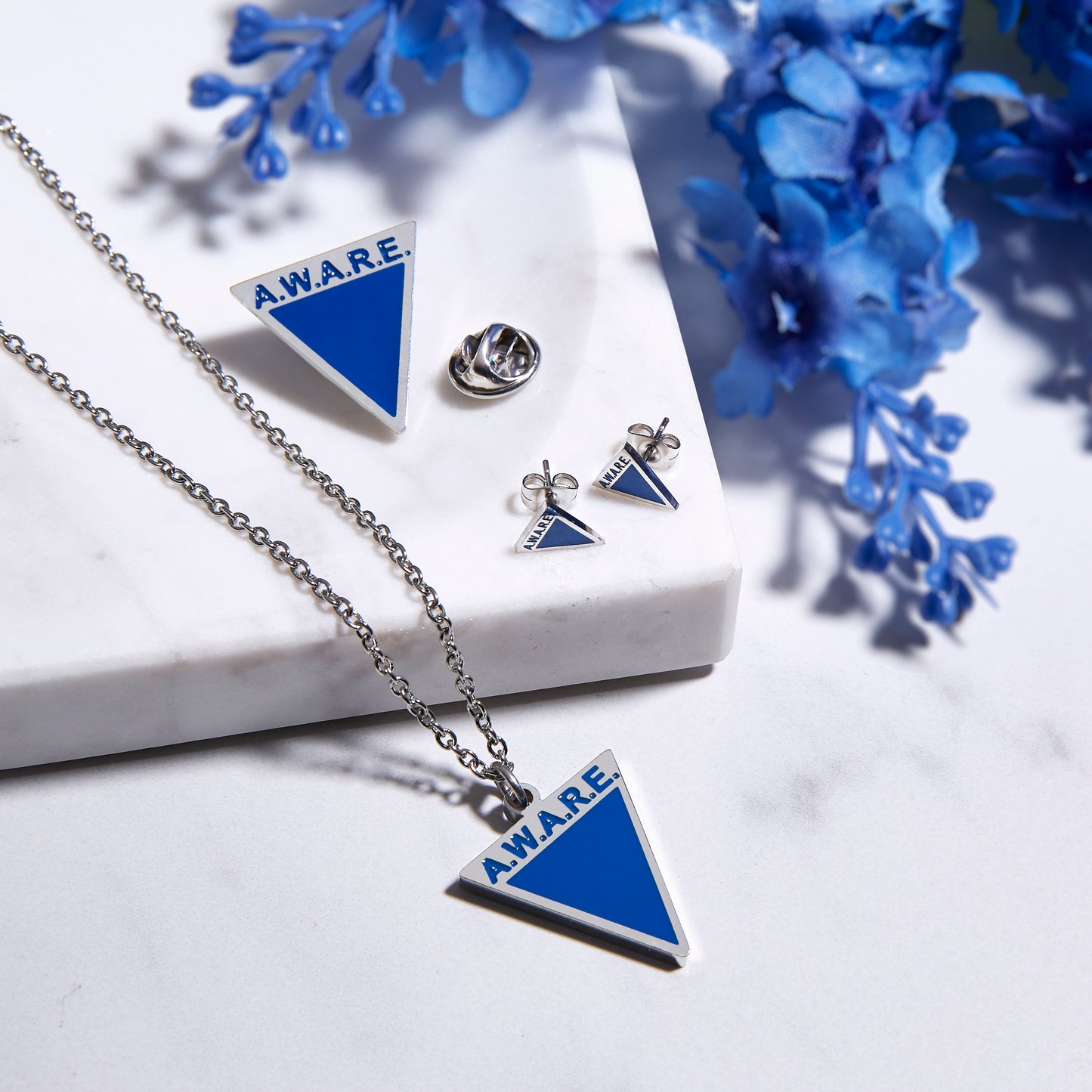 Blue AWARE Necklaces