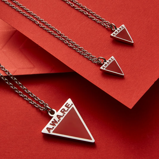 Dainty Red AWARE Necklaces