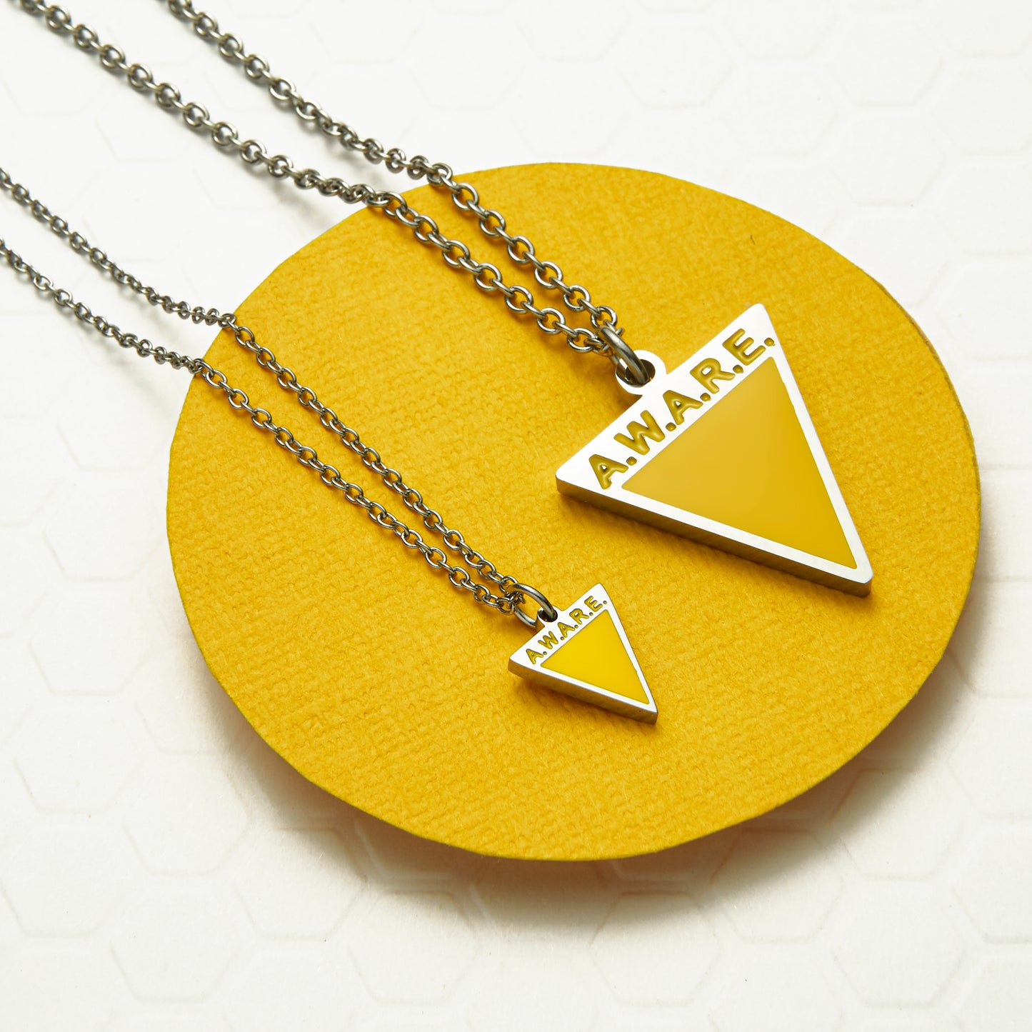 Dainty Yellow AWARE Necklaces