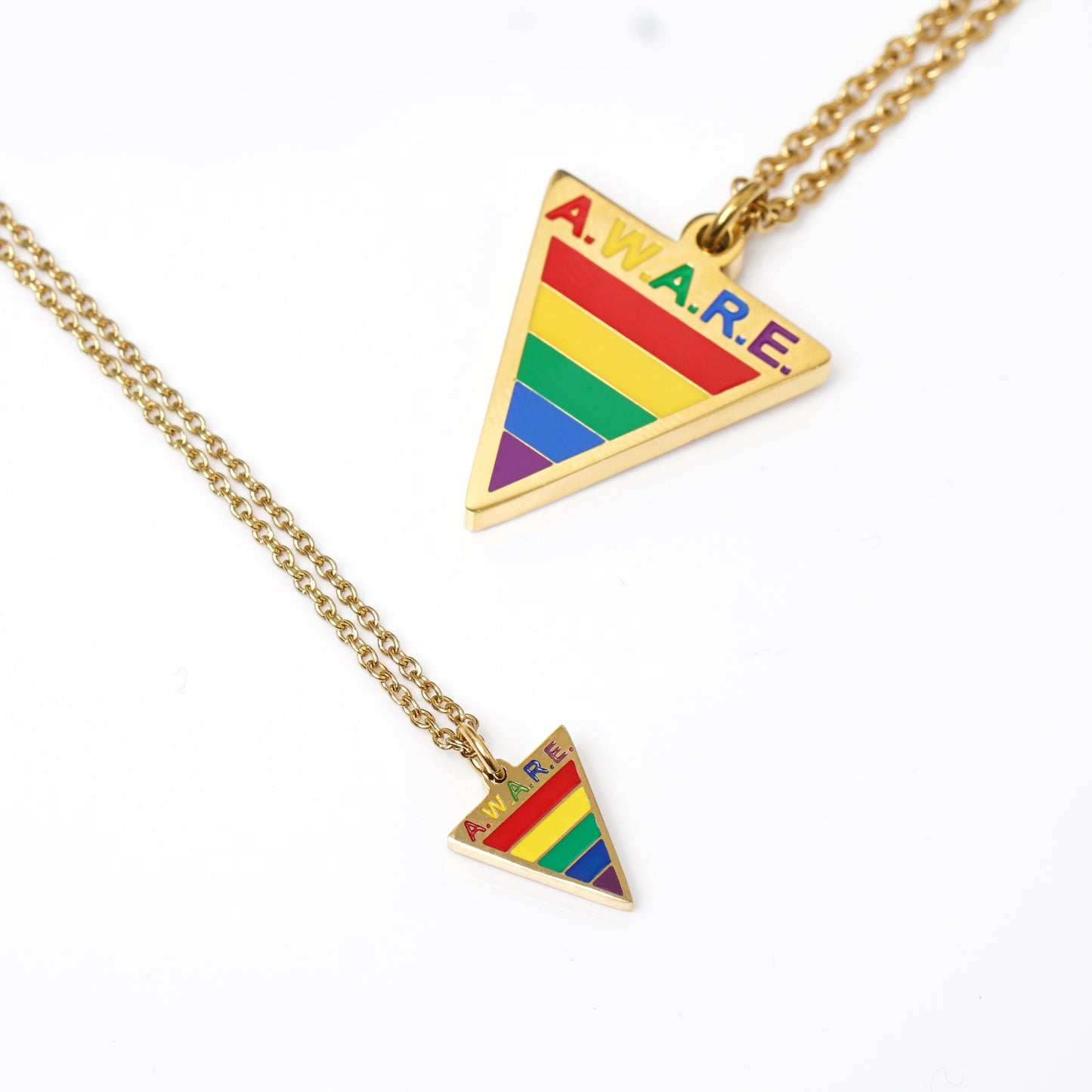 Dainty Rainbow AWARE Necklaces