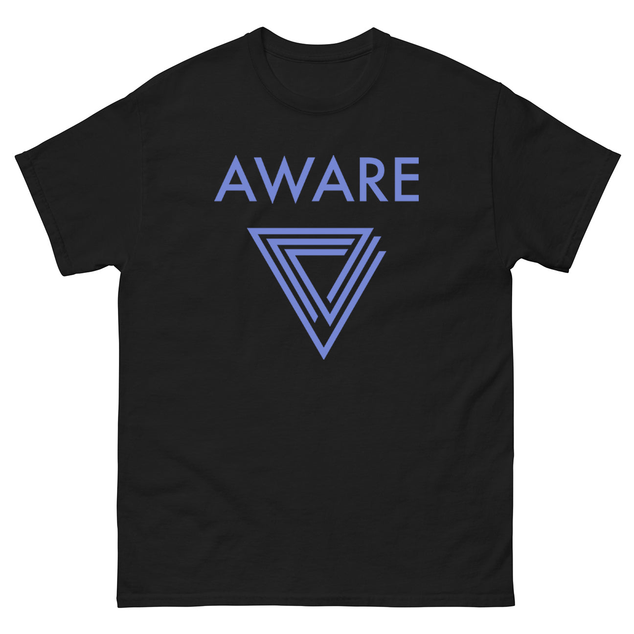 Periwinkle AWARE Infinite Triangle T-Shirt