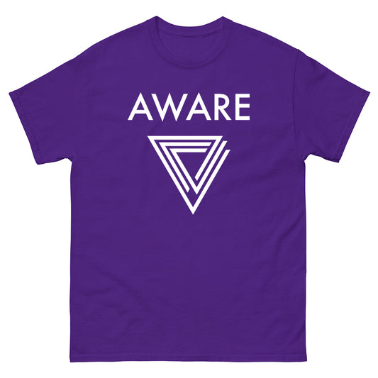 Purple AWARE Infinite Triangle T-Shirt
