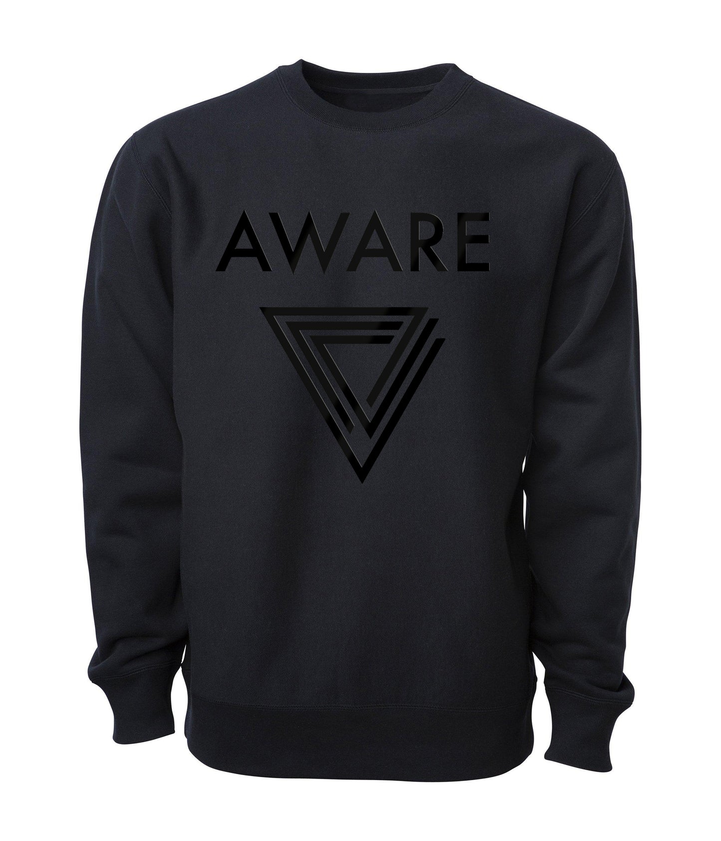 Black AWARE Infinite Triangle Sweater