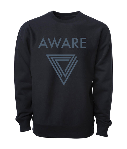Grey AWARE Infinite Triangle Sweater