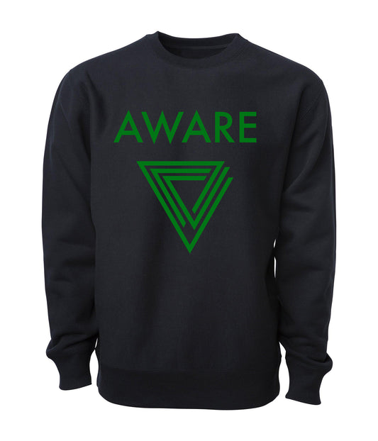 Green AWARE Infinite Triangle Sweater