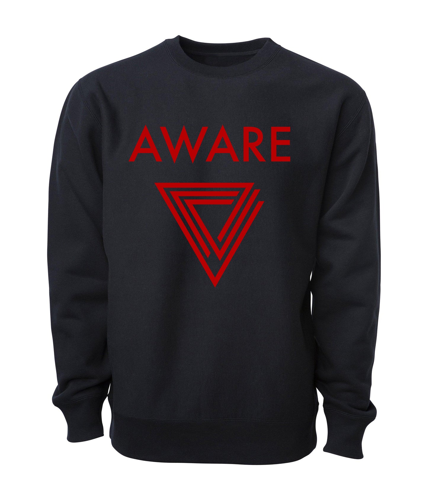Red AWARE Infinite Triangle Sweaters