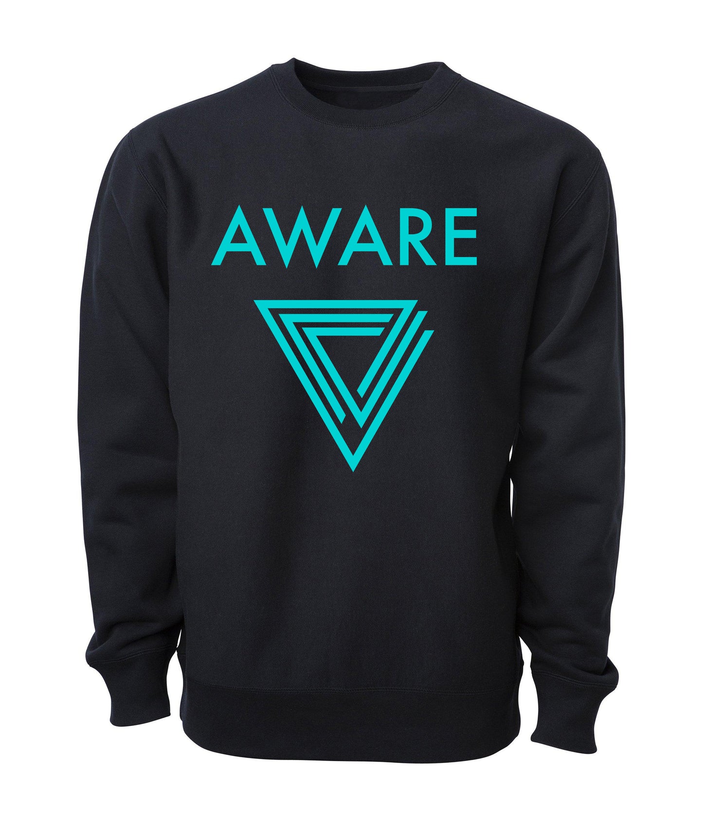Teal AWARE Infinite Triangle Sweater